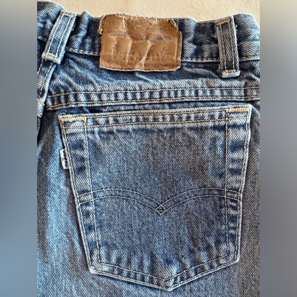 1987 Levi’s 902 White Tab Jeans High-Rise Tapered Leg (~W24 L29) - Picture 12 of 17